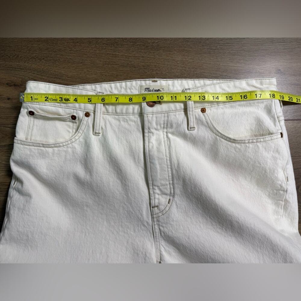 Madewell The Perfect Vintage Crop Jean in Cloud Lining Size 33 - Picture 10 of 12